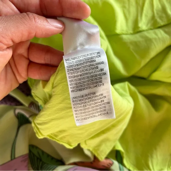 FARM Rio Lime Mushrooms Midi Dress - Picture 7 of 8